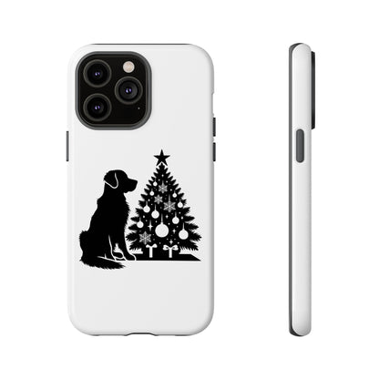 Golden Christmas Tree iPhone Case