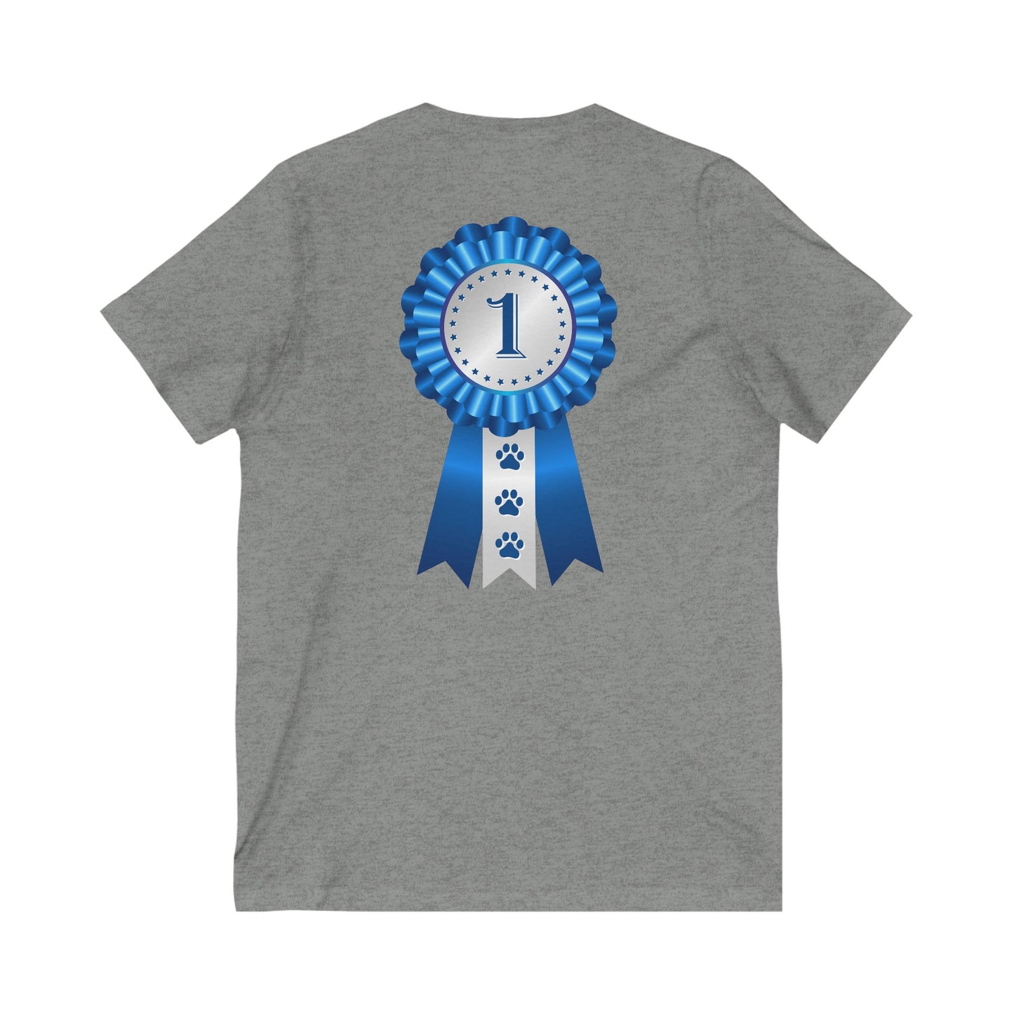 Show Ribbon Unisex Short Sleeve V-Neck Tee