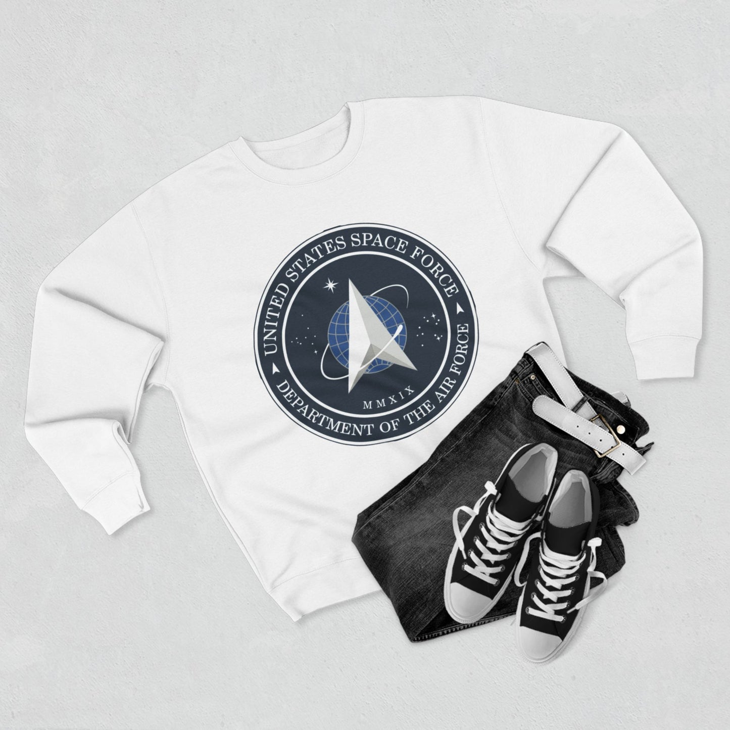 US Space Force Unisex Crewneck Sweatshirt