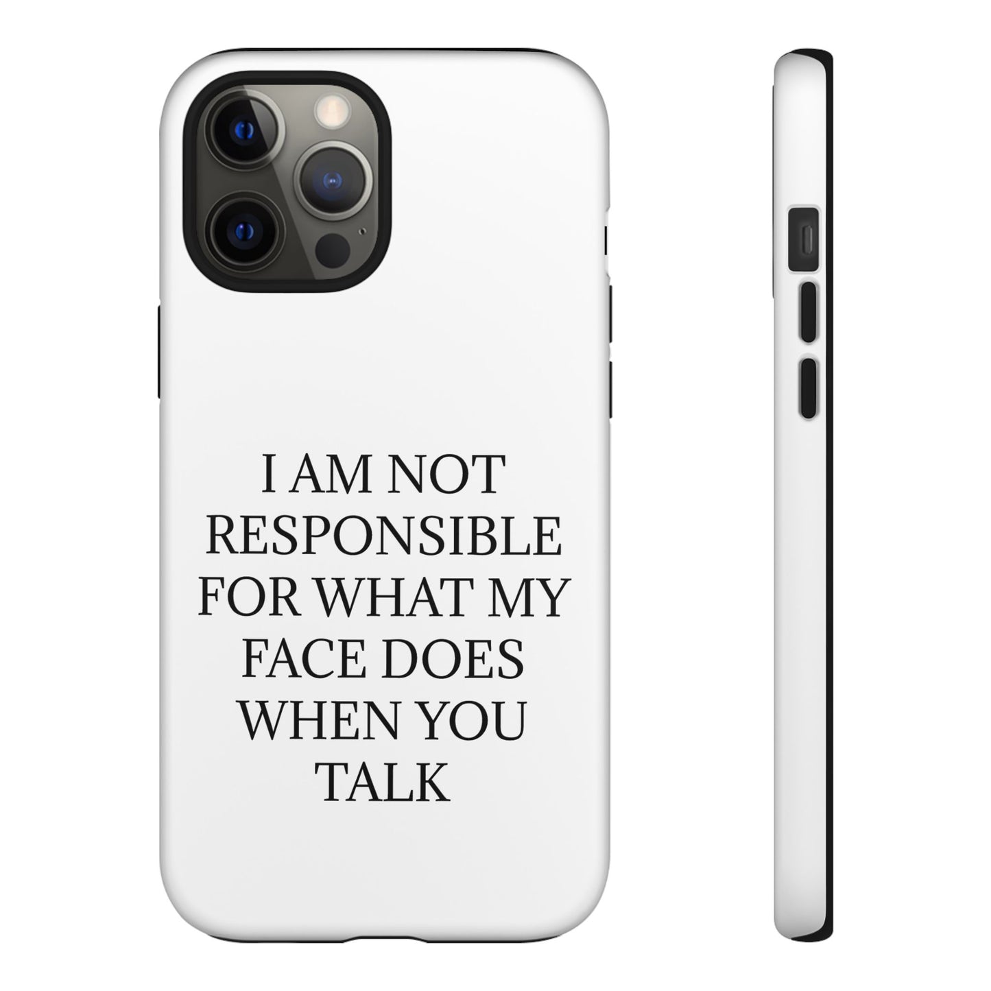 When You Talk iPhone Case