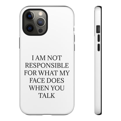When You Talk iPhone Case