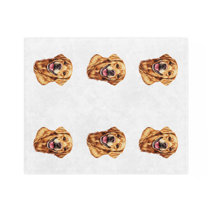 Golden Head Velveteen Microfiber Blanket