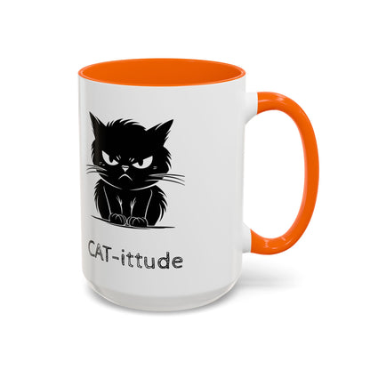CAT-ittude 2-Tone Coffee Mug