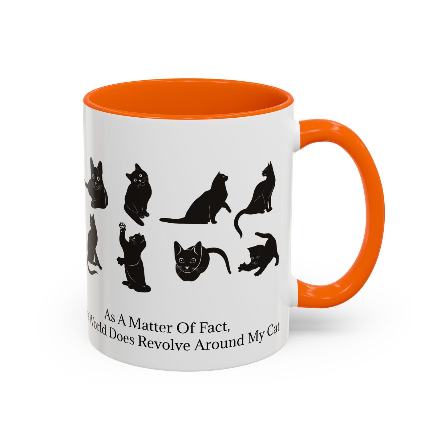 Matter Of Fact Cat 2-Tone Coffee Mug
