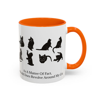 Matter Of Fact Cat 2-Tone Coffee Mug