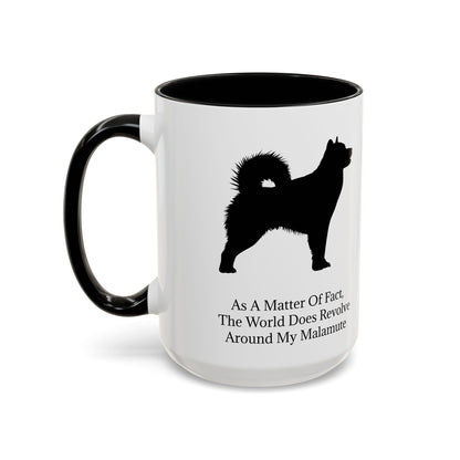 Matter Of Fact Malamute 2-Tone Coffee Mug