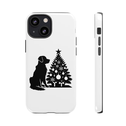 Golden Christmas Tree iPhone Case