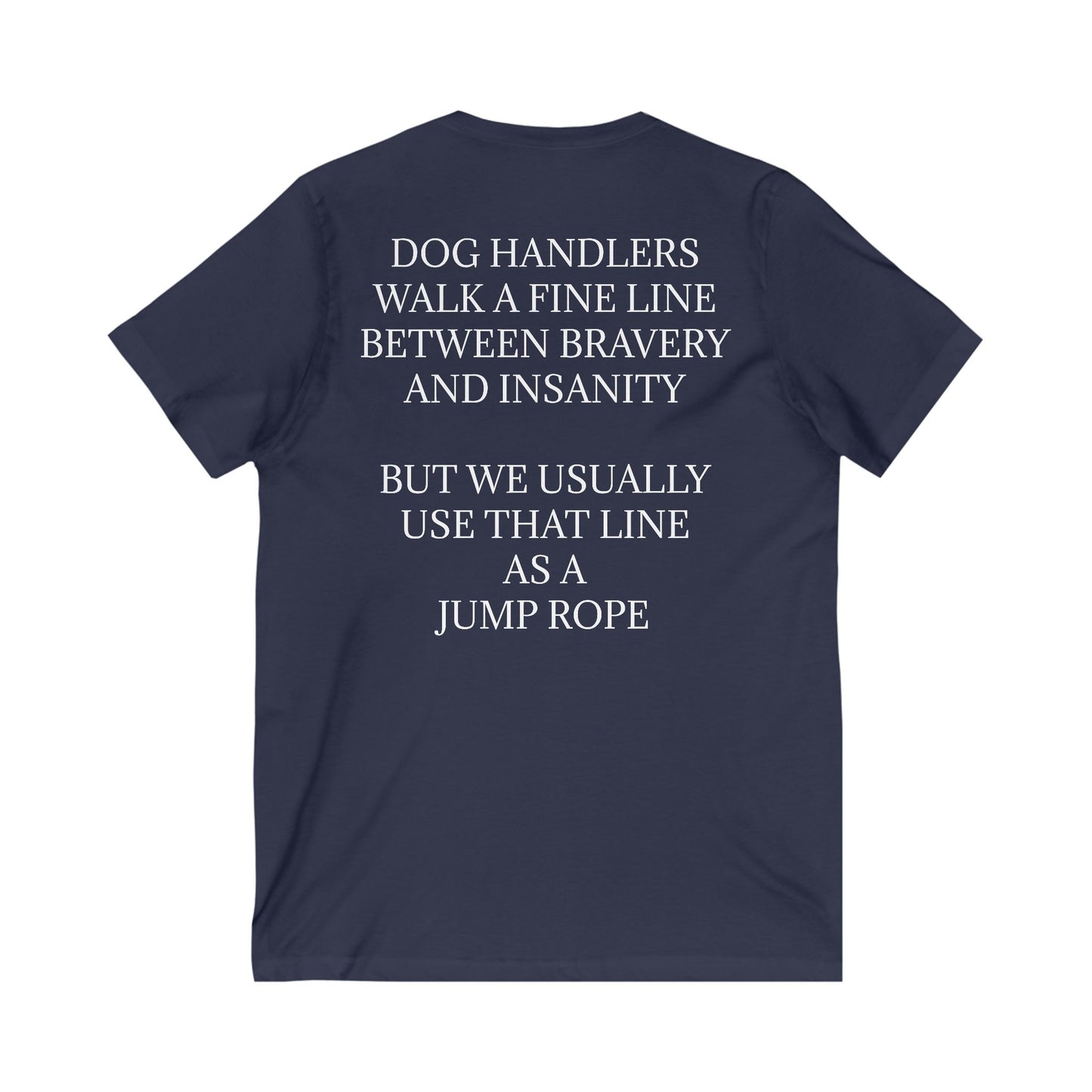 Jump Rope Unisex Short Sleeve V-Neck Tee