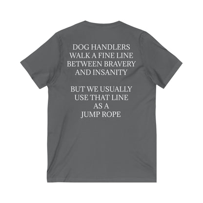 Jump Rope Unisex Short Sleeve V-Neck Tee