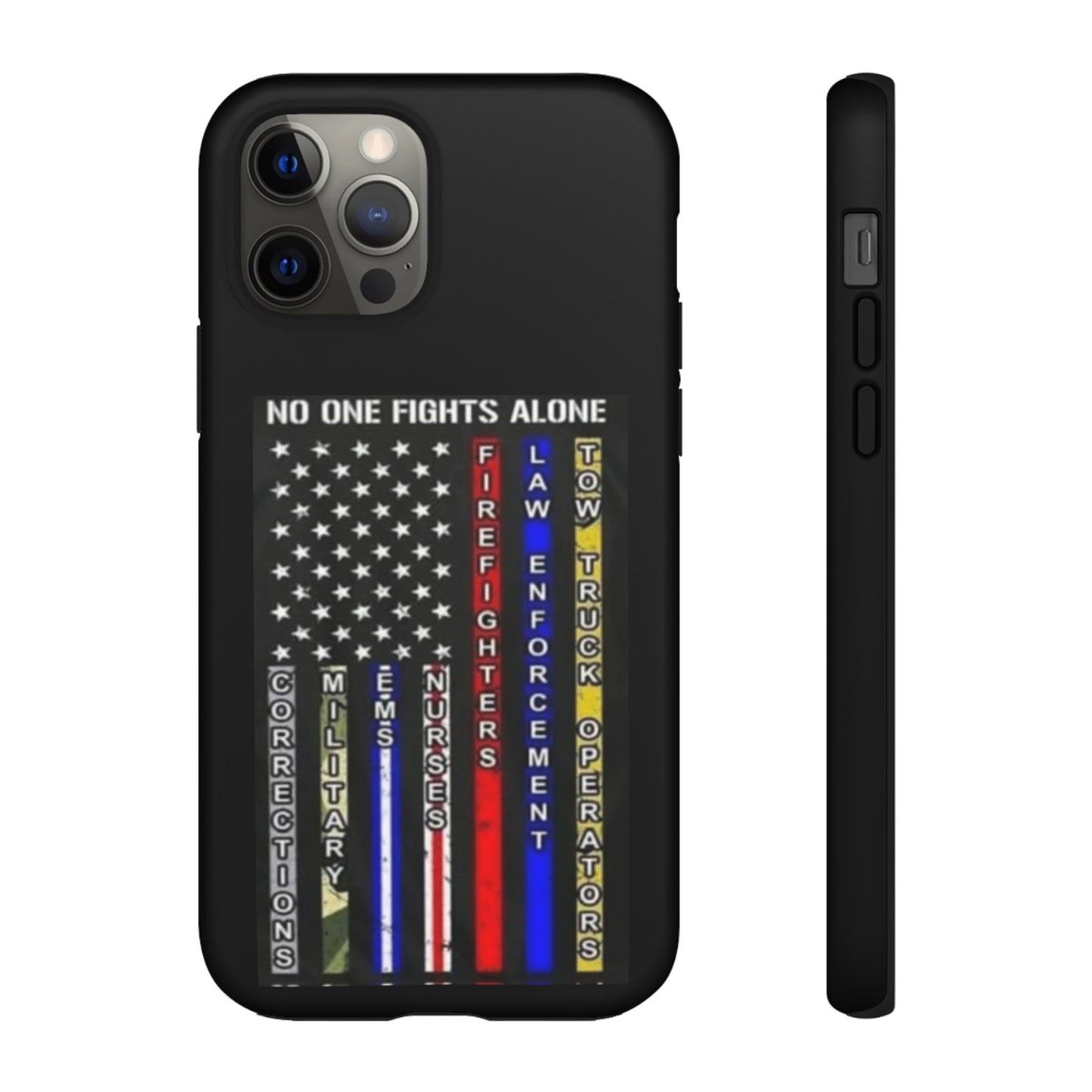 No One Fights Alone iPhone Case