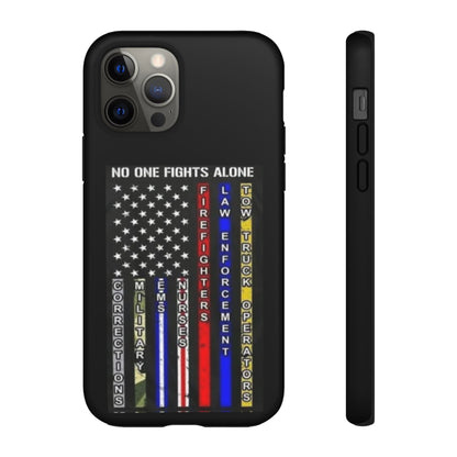 No One Fights Alone iPhone Case
