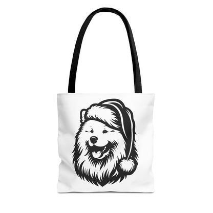 Santa Paws Samoyed Tote Bag