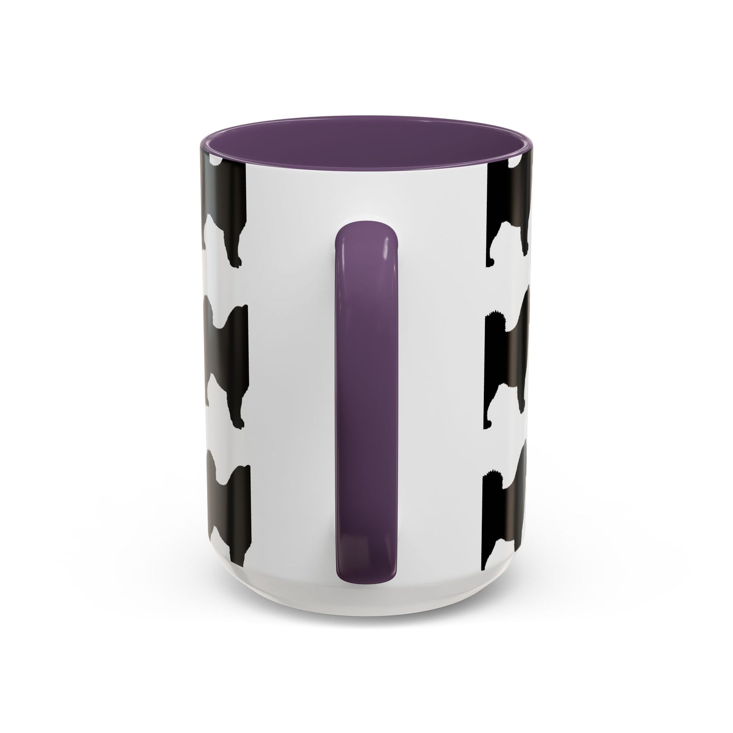 Samoyed Silhouette 2-Tone Coffee Mug