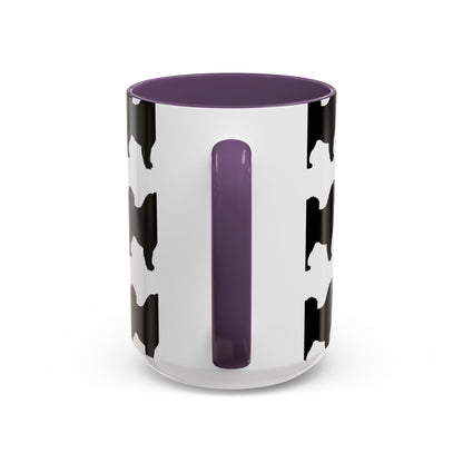 Samoyed Silhouette 2-Tone Coffee Mug