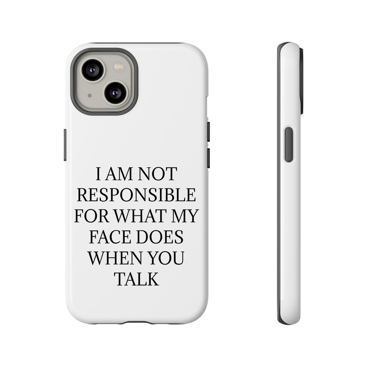 When You Talk iPhone Case