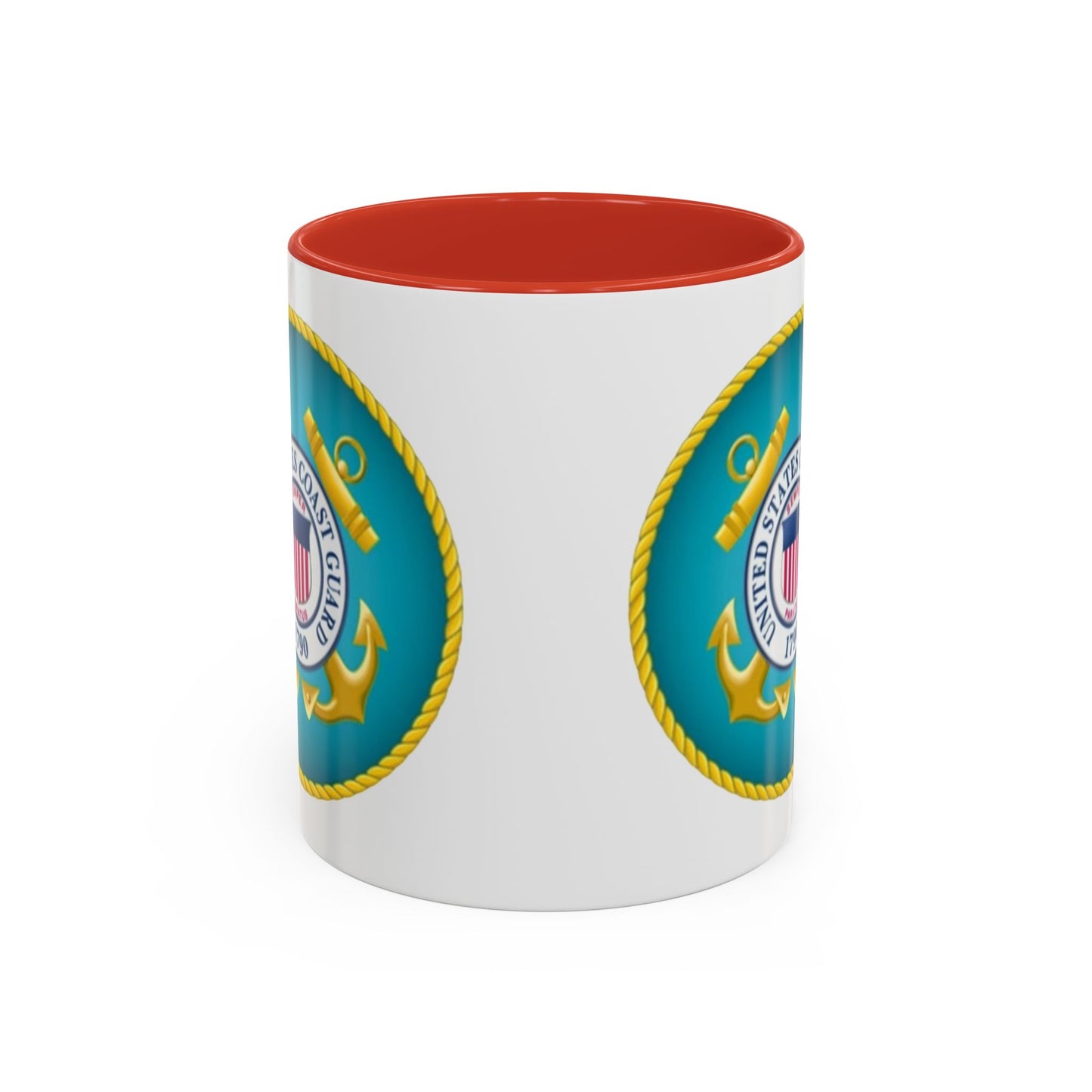 US Coast Guard 2-Tone Coffee Mug