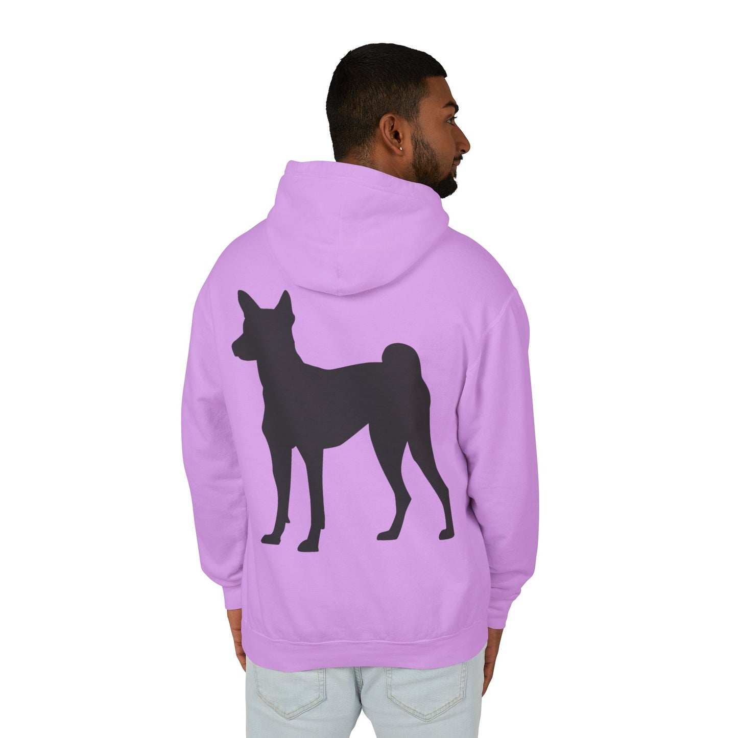 Basenji Silhouette Unisex Lightweight Hoodie