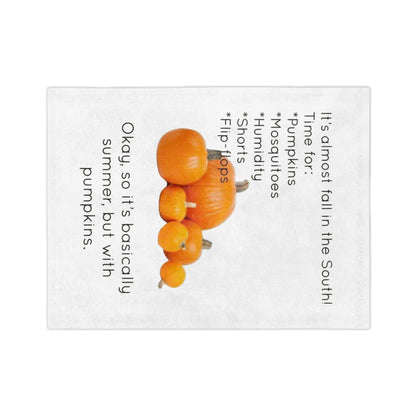 Fall In The South Velveteen Microfiber Blanket