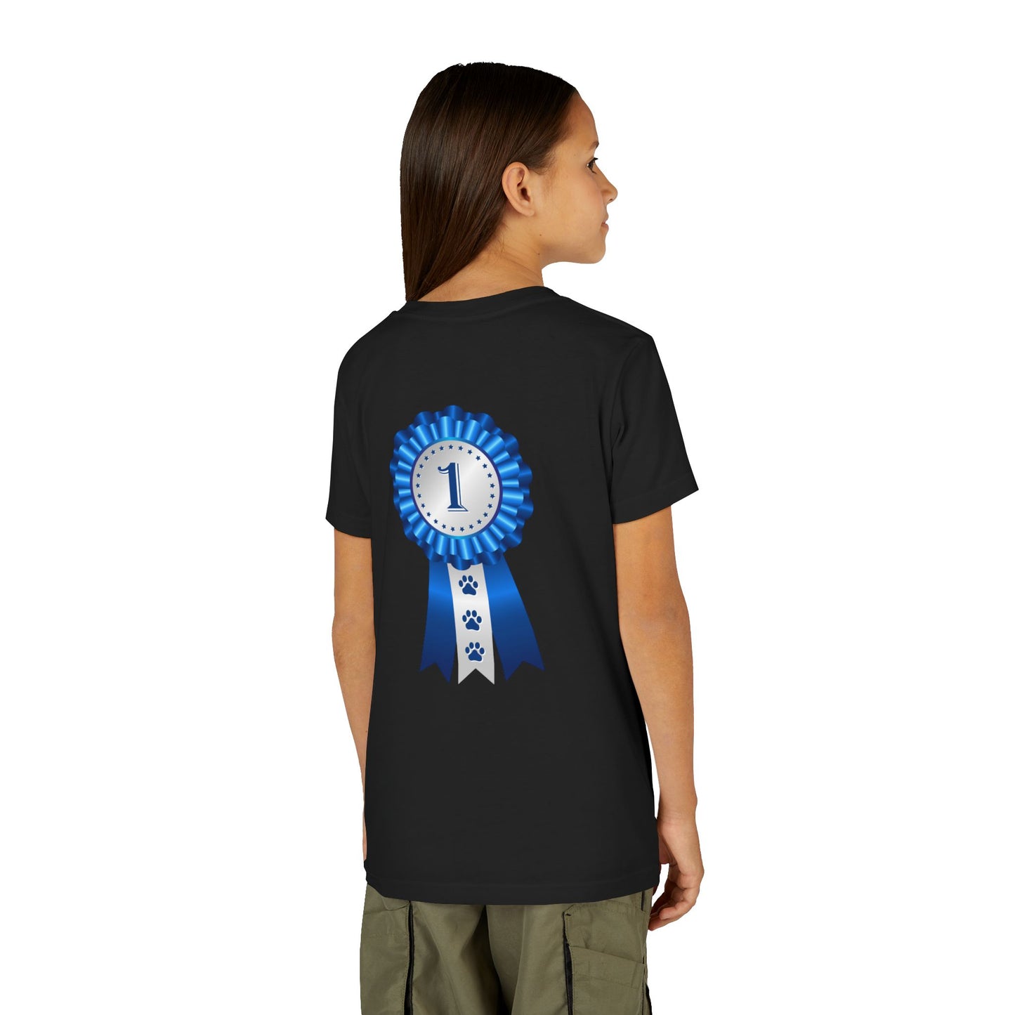 Show Ribbon Youth Unisex Short Sleeve Crewneck Tee