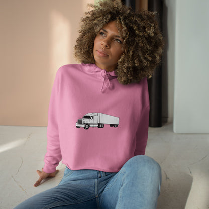 Semi Truck Women's Crop Hoodie