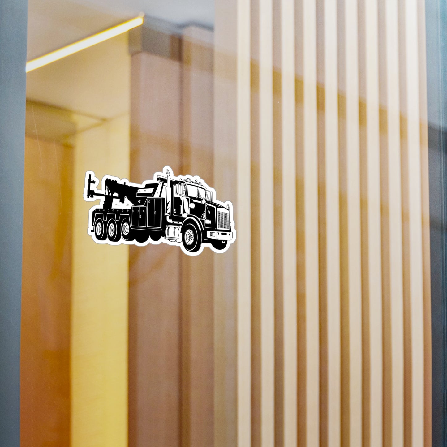 Heavy Tow Truck Vinyl Decal