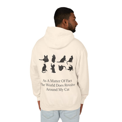 Matter Of Fact Cat Unisex Lightweight Hoodie