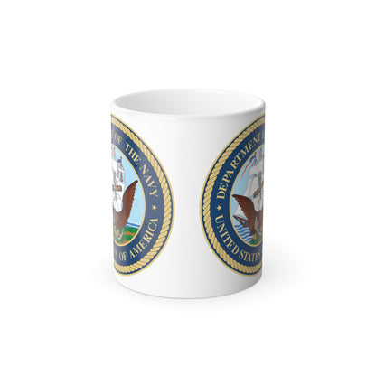 US Navy Color Changing Mug