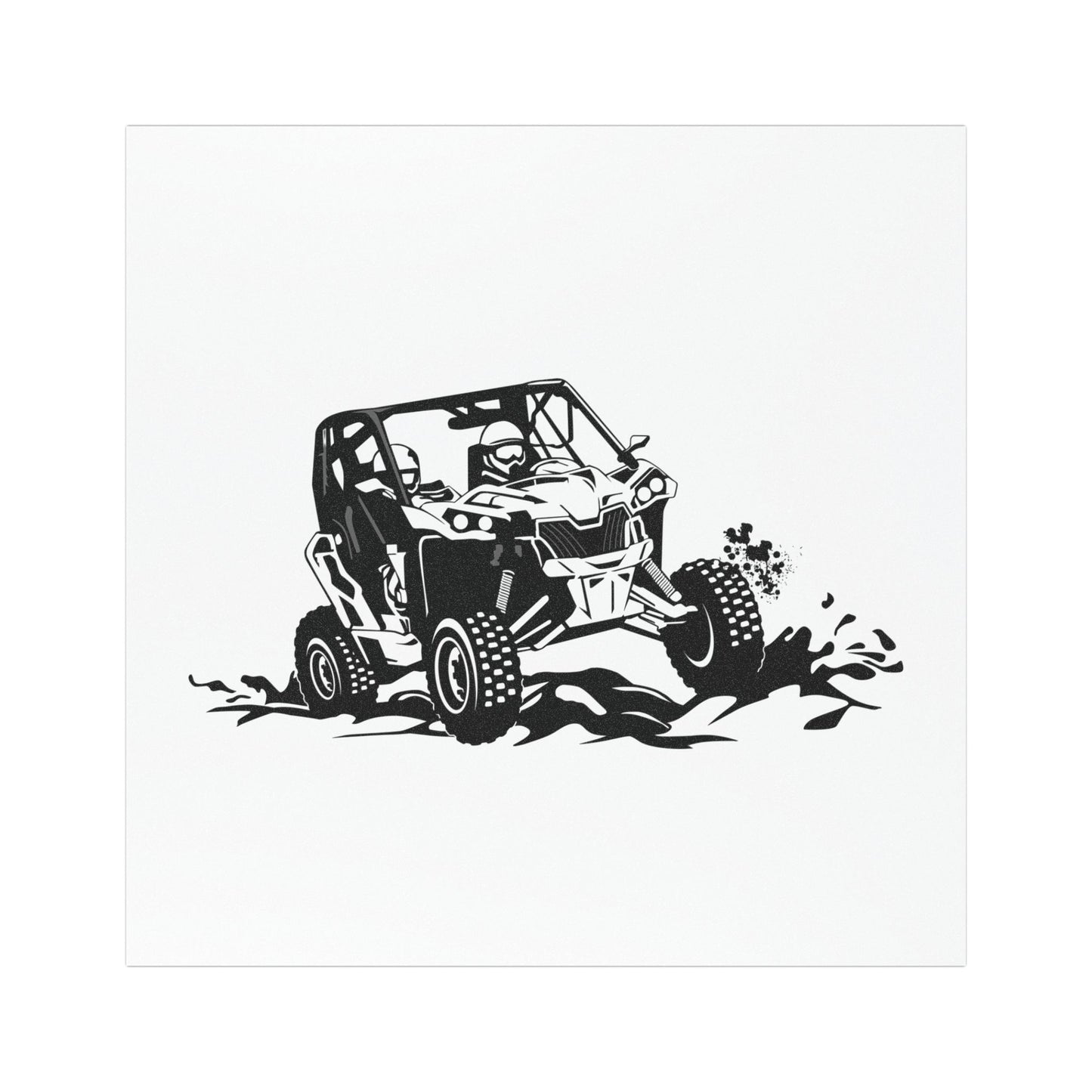Slingin' Mud Side By Side Indoor/Outdoor Magnet