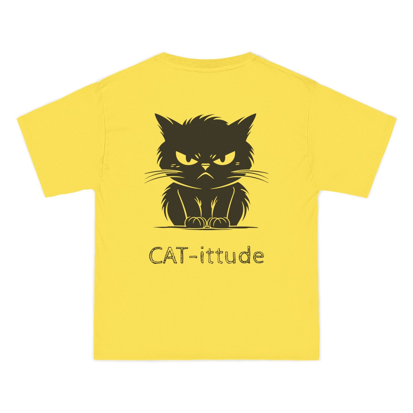 Cat-ittude Men's Short-Sleeve Crewneck Tee