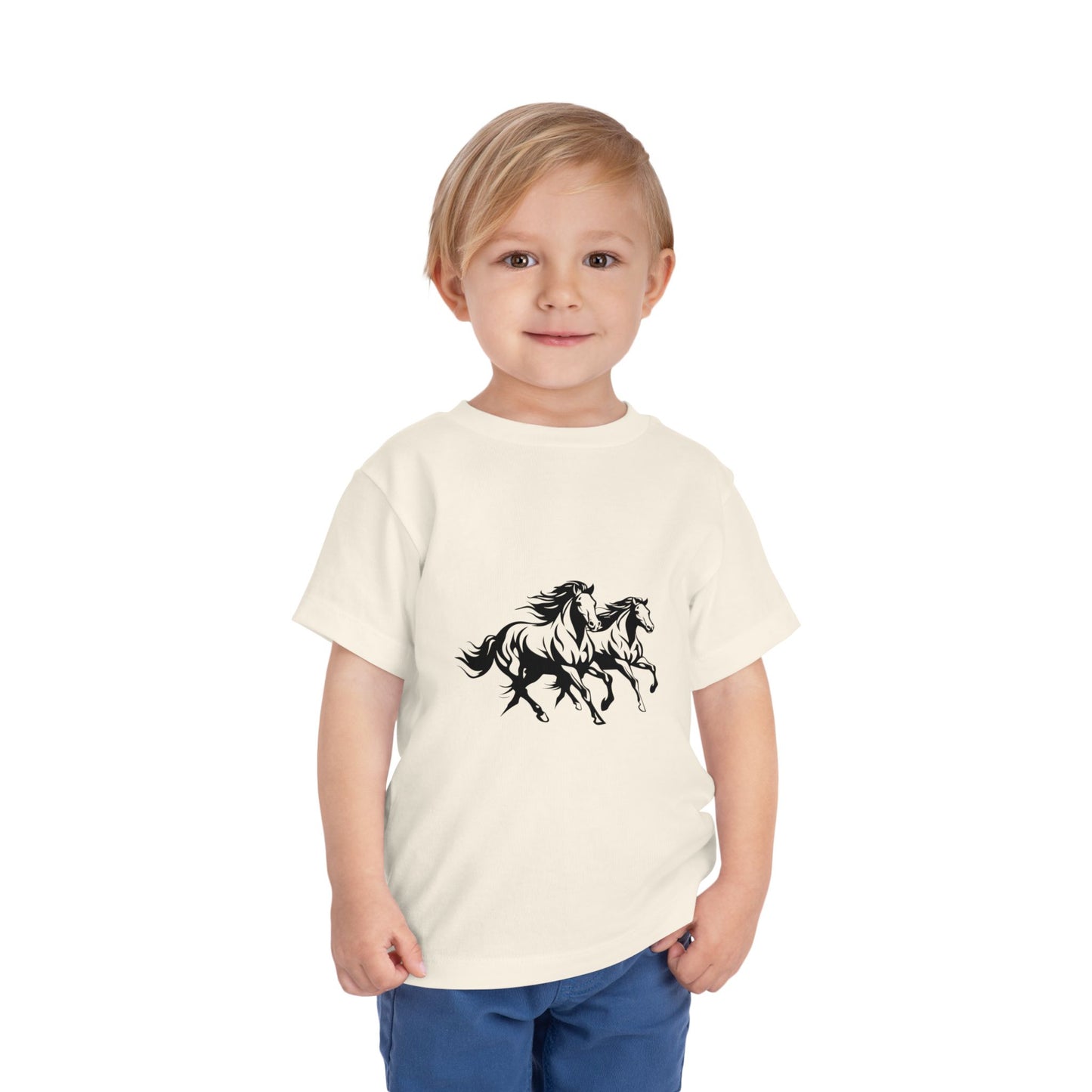 Horsin' Around Toddler Unisex Short Sleeve Crewneck Tee