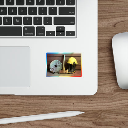 Fire/Rescue Appreciation Holographic Sticker
