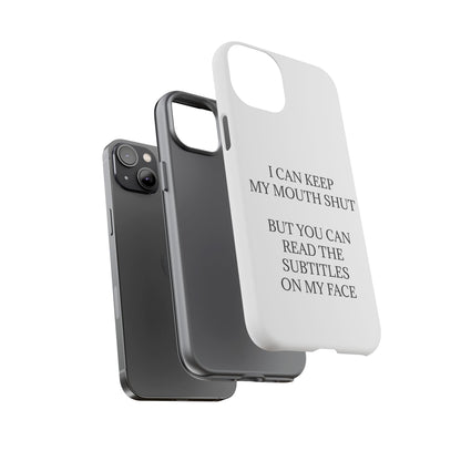 Subtitles iPhone Case