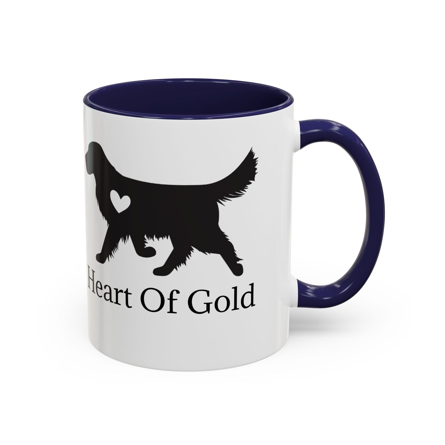 Heart Of Gold 2-Tone Coffee Mug