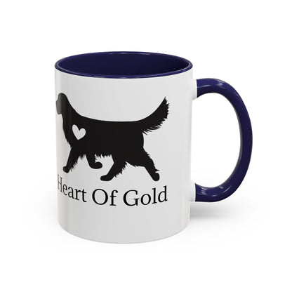 Heart Of Gold 2-Tone Coffee Mug