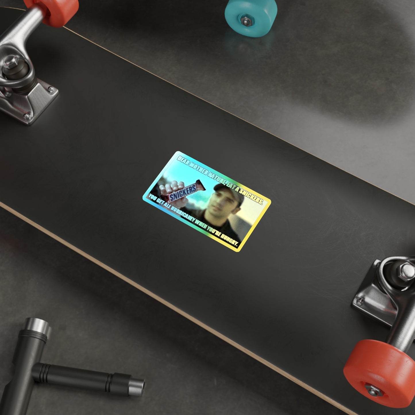 Hurricaney Holographic Sticker