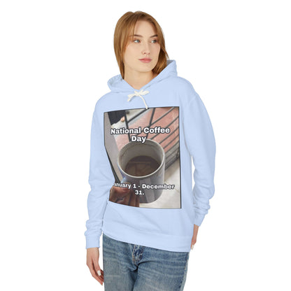 National Coffee Day Unisex Lightweight Hoodie