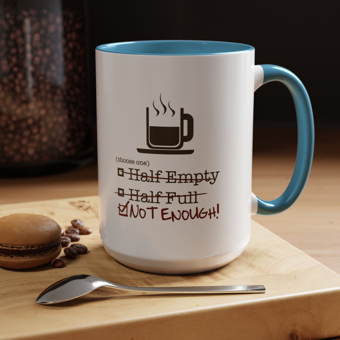 Not Enough 2-Tone Coffee Mug