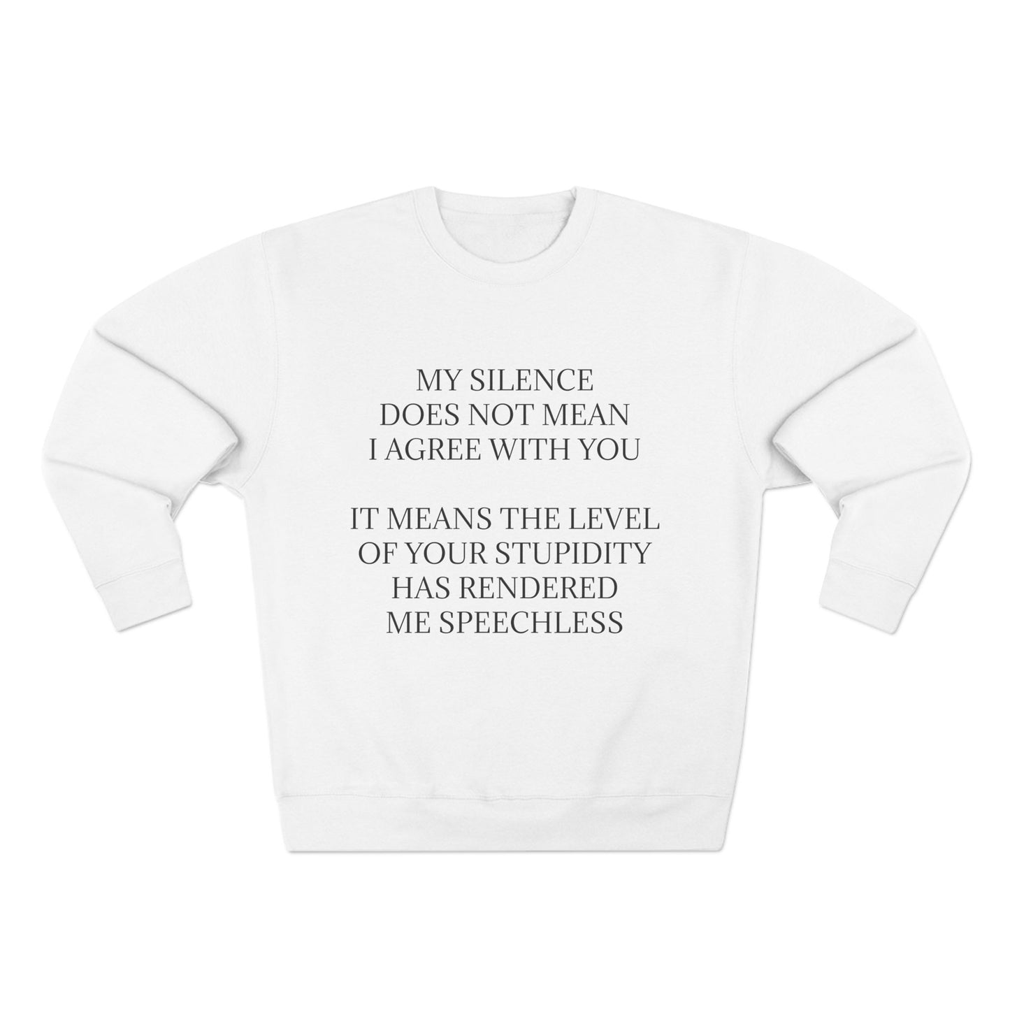 Speechless Unisex Crewneck Sweatshirt