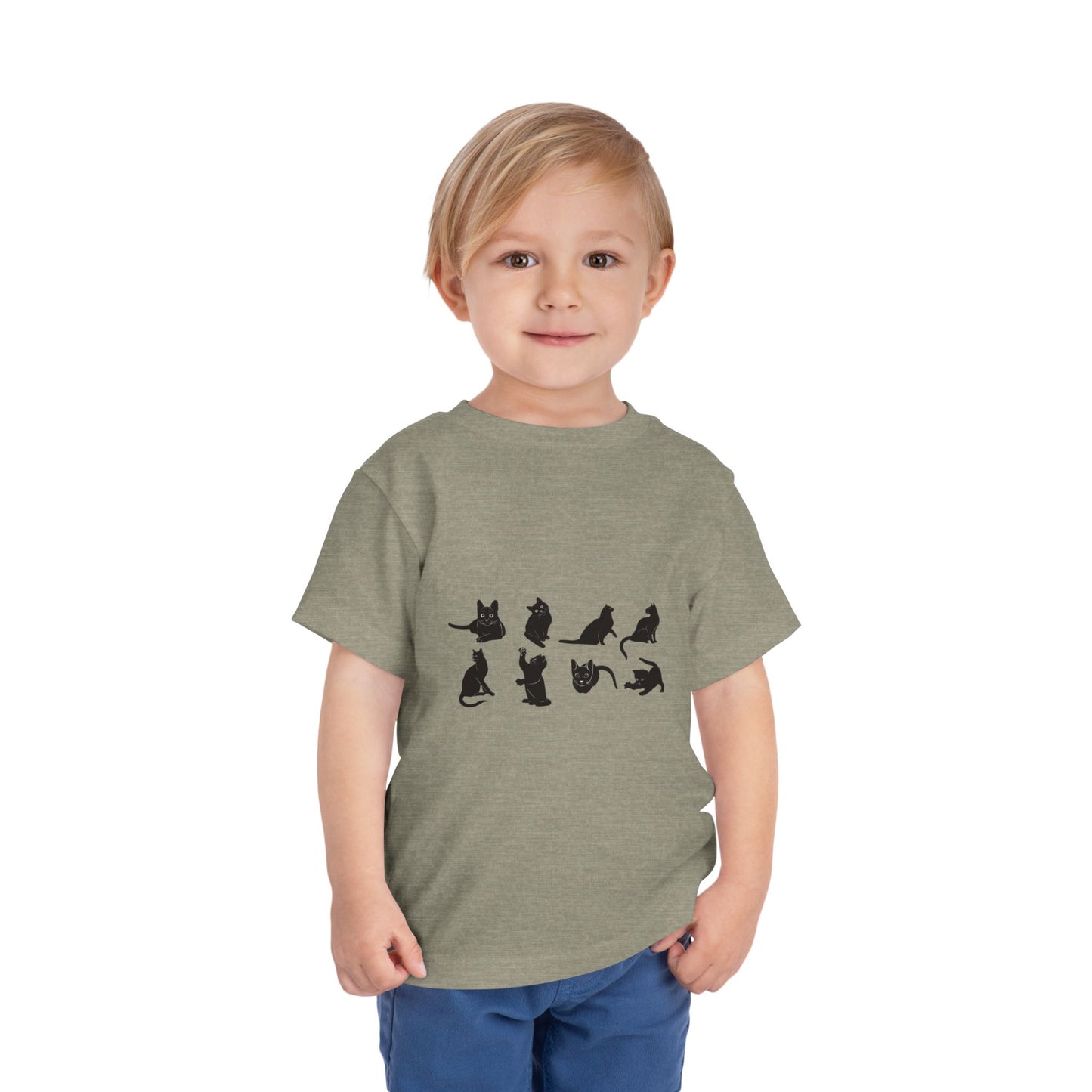 Cats Toddler Unisex Short Sleeve Crewneck Tee