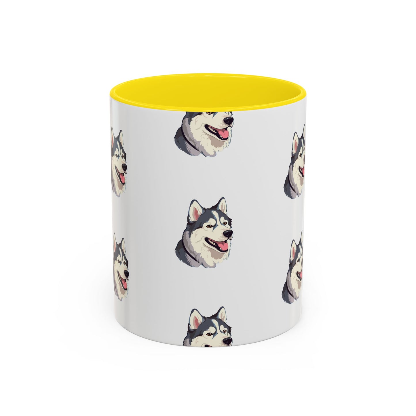 Malamute Head 2-Tone Coffee Mug