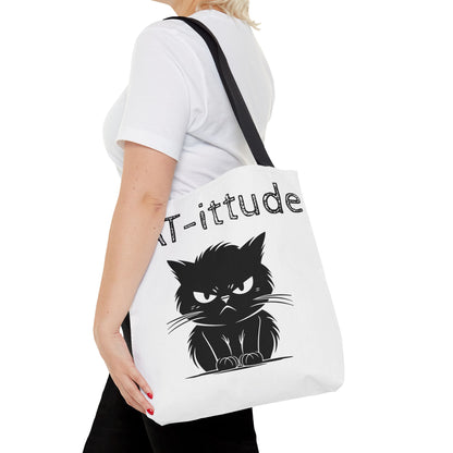 CAT-ittude Tote Bag