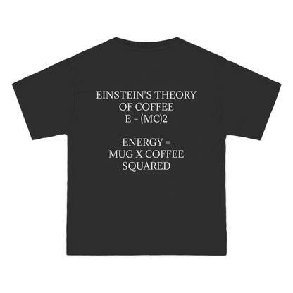 Einstein's Theory Of Coffee Men's Short-Sleeve Crewneck Tee