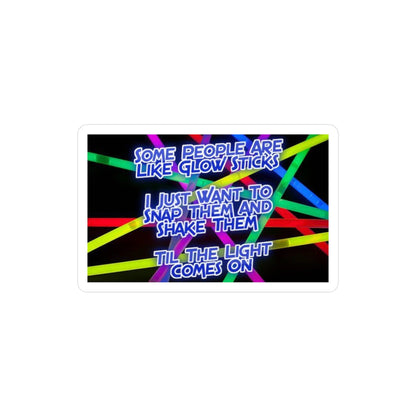 Glow Sticks Vinyl Decal