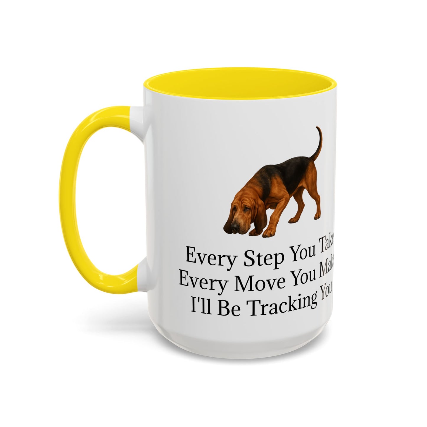 Tracking You 2-Tone Coffee Mug