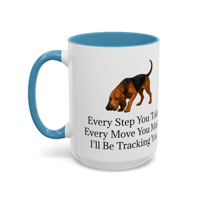 Tracking You 2-Tone Coffee Mug