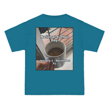 National Coffee Day Men's Short-Sleeve Crewneck Tee