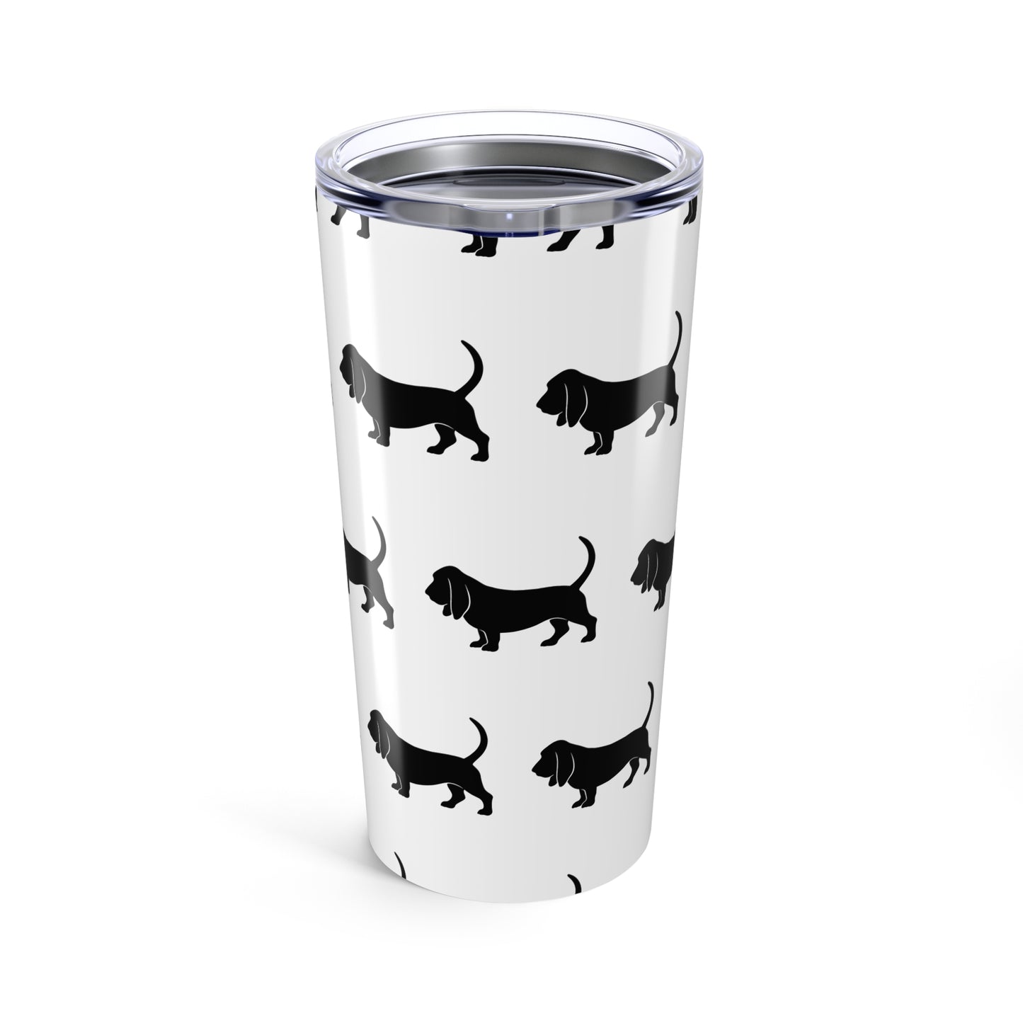 Basset Hound Silhouette Tumbler