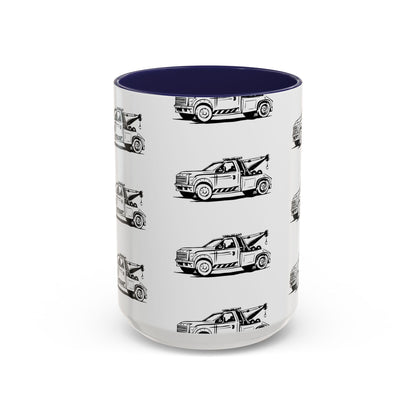 Wheel Lift Tow Truck 2-Tone Coffee Mug