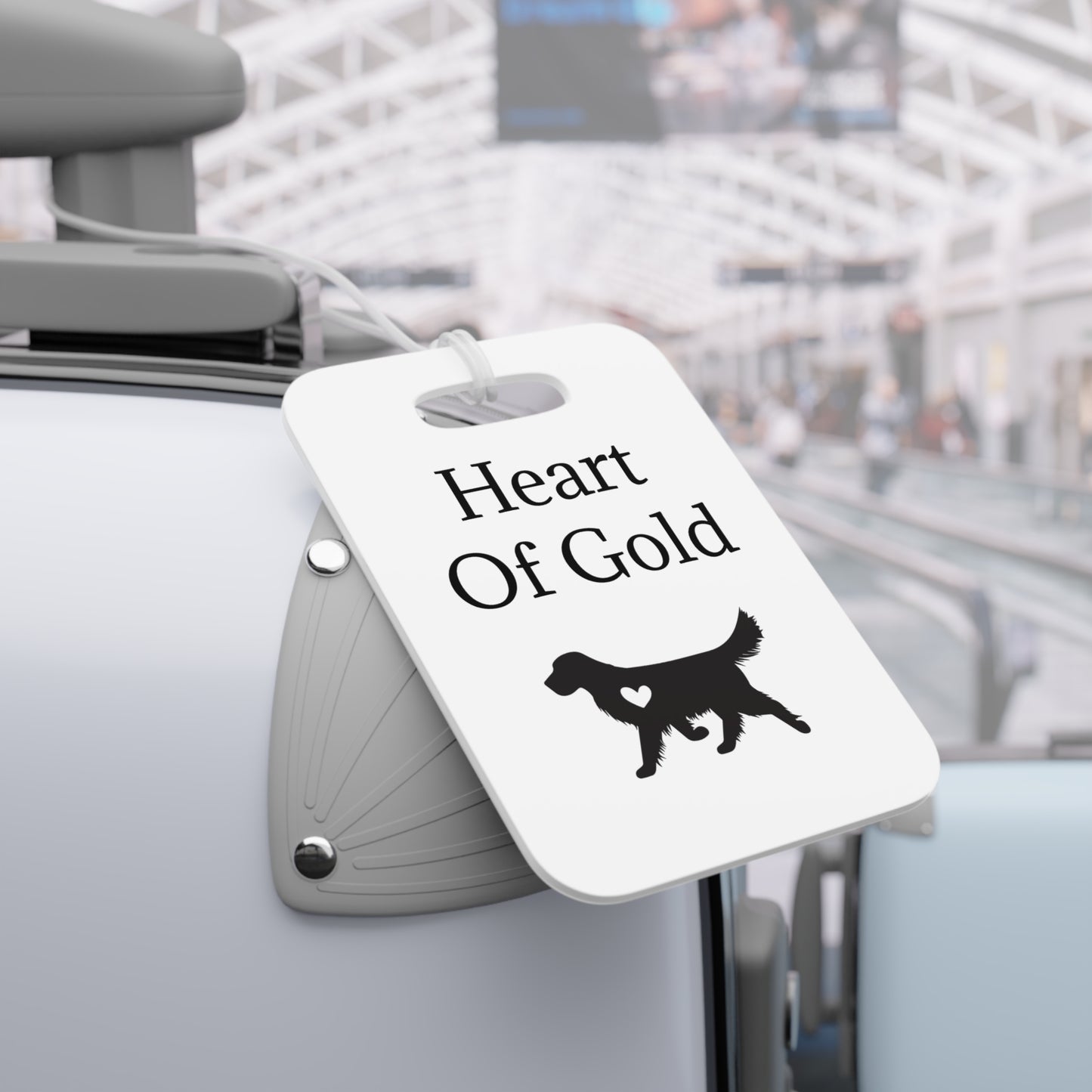 Heart Of Gold Luggage Tag