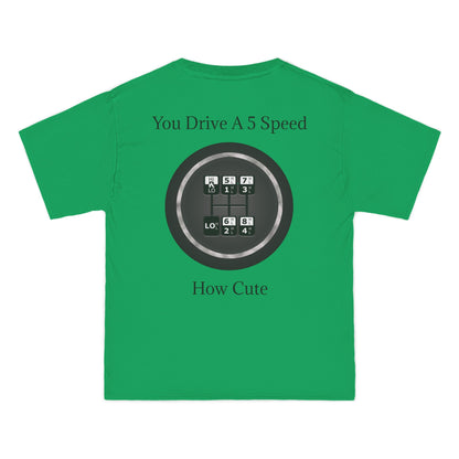 5 Speed How Cute Men's Short-Sleeve Crewneck Tee